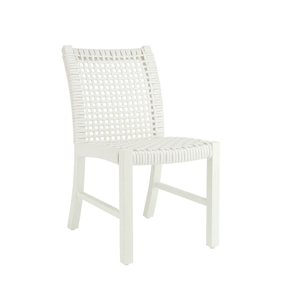 Kingsley Bate Catherine Aluminum Dining Set White - Ivory / Dining Side Chair